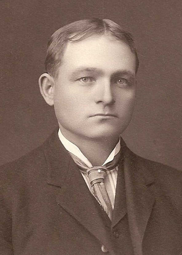Henry Schafer aus Kohlstädt, Geschäftsmann in El Reno. Foto: 1890, 45 Jahre